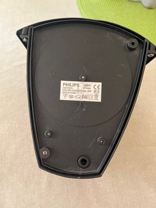 Foco exterior negro cristal y metal