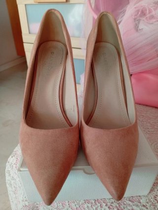 Zapatos de tacón Glamorous salmón claro
