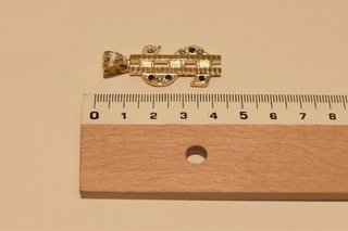 COLGANTE DOLLAR $ DE ORO 18K/ 6.5GR