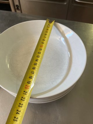Lote Vajilla Blanca Cerámica
