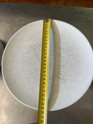 Lote Vajilla Blanca Cerámica