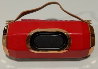 Altavoz Portátil Diseño Camuflaje Dorado