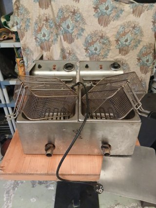 Freidora Industrial Doble