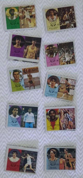 Cromos Baloncesto Años 80 - Colección