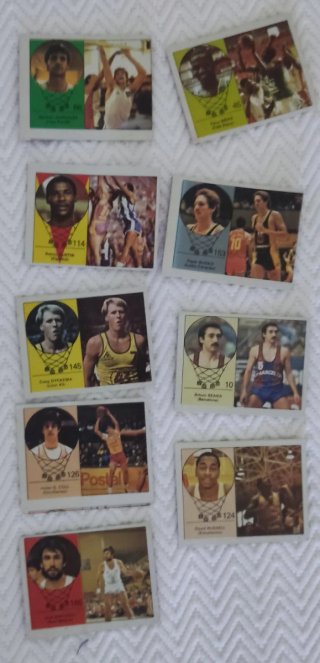 Cromos Baloncesto Años 80 - Colección