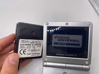Nintendo Game Boy Advance SP AGS-001 Grigio Funzio