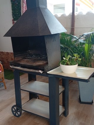 Barbacoa modular y móvil