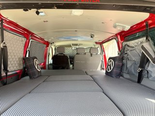 furgoneta lista para viajar