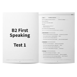 Libro de Speaking B2 First para Cambridge B2
