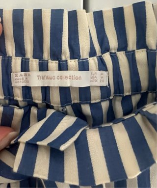 Calças Zara listradas M