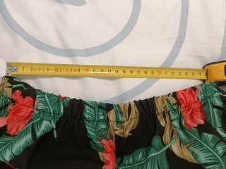 Pantalones palazzo estampado tropical