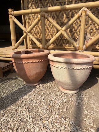Vasijas de barro terracota