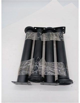 4 Piezas Patas Regulables para Muebles 25-37 cm - Patas de Metal Ajustables con Pies Niveladores - para Armarios - Sofás - Mesas - Si