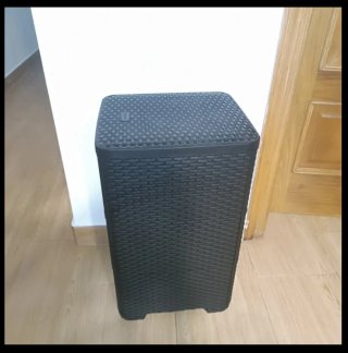 Cajonera de plástico negra