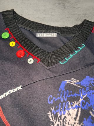 Jersey vintage LIDOM L/XL cuello pico