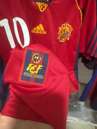 Camiseta España Mundial 98 Raúl 10