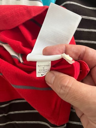 Polo Nike Rayas Rojo Blanco Azul