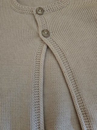 Chaquetilla punto medio bebé