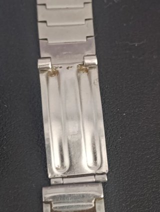 Lote 2 armis correas reloj vintage plata