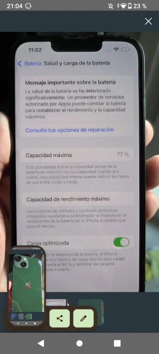 iPhone 13 Verde, Como nuevo,