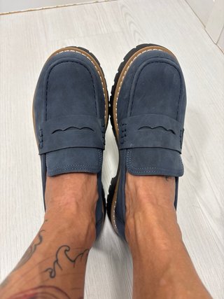 Zapatos casuales azul marino talla 40