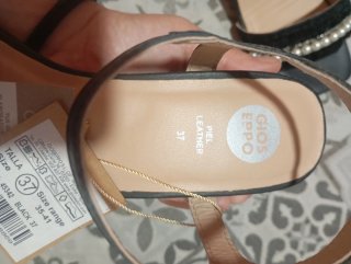 Sandalias tacón Gioseppo negras talla 37