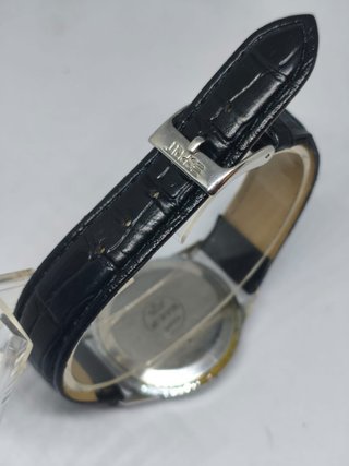 Reloj Marvin Plata y Negro