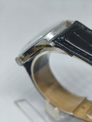 Reloj Marvin Plata y Negro