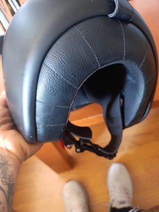 Casco Jet Harley Davidson LEM Negro Talla s