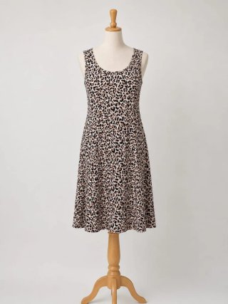 Vestido estampado leopardo