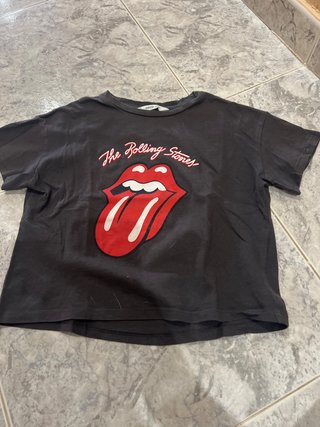 Camiseta Rolling Stones Talla 7-8 Mango