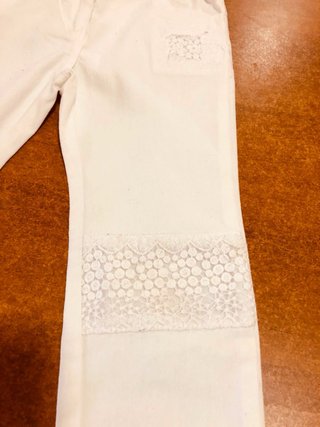 Pantaloni bianchi My Chicco tg 5 anni