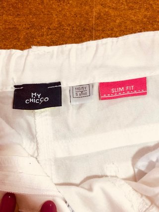 Pantaloni bianchi My Chicco tg 5 anni