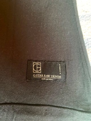 Camiseta G-Star RAW Algodón Negra