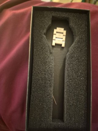 Reloj de vestir plateado