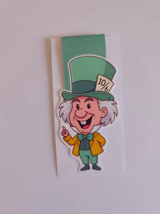 Marcapáginas Magnético El Sombrerero Loco