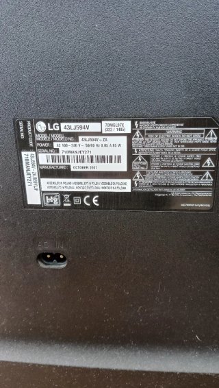 Televisión LG.