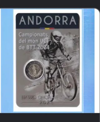 Andorra 2024 2 euros BTT UCI Campeonatos
