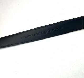 Cinto YSL Preto Dourado