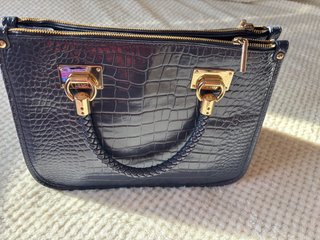 Bolso Liu Jo Piel Cocodrilo Violeta