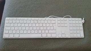 Teclado Apple Alámbrico Blanco
