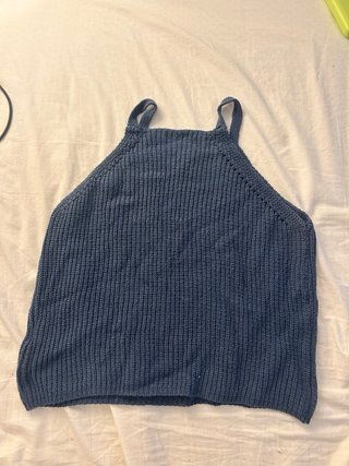 Top de punto azul marino Noon Spain Talla XS