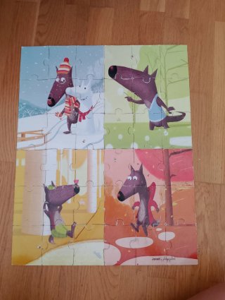 Lote puzzles infantiles