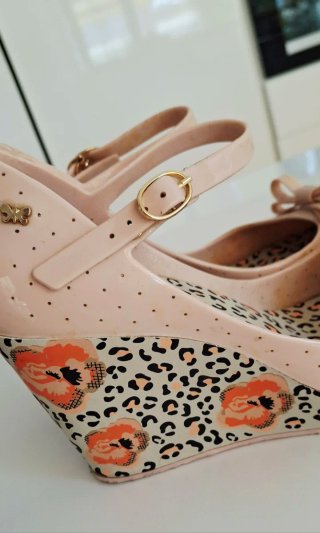 Scarpe Zaxy donna rosa con fiocco