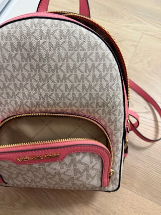 Mochila ORIGINAL Michael Kors Jaycee Beige/Rosa