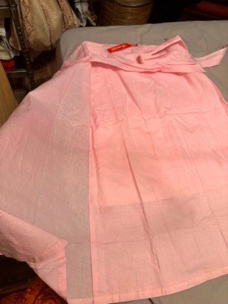 Falda midi tipo pareo Jaramago rosa