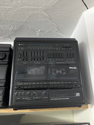 Minicadena Philips FCC185 Doble Pletina CD