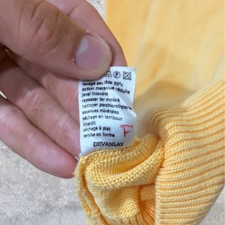 Canottiera Lacoste colore giallo,Taglia 4