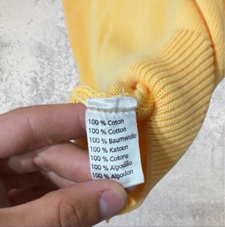 Canottiera Lacoste colore giallo,Taglia 4
