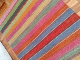 Alfombra Lana Multicolor Mango